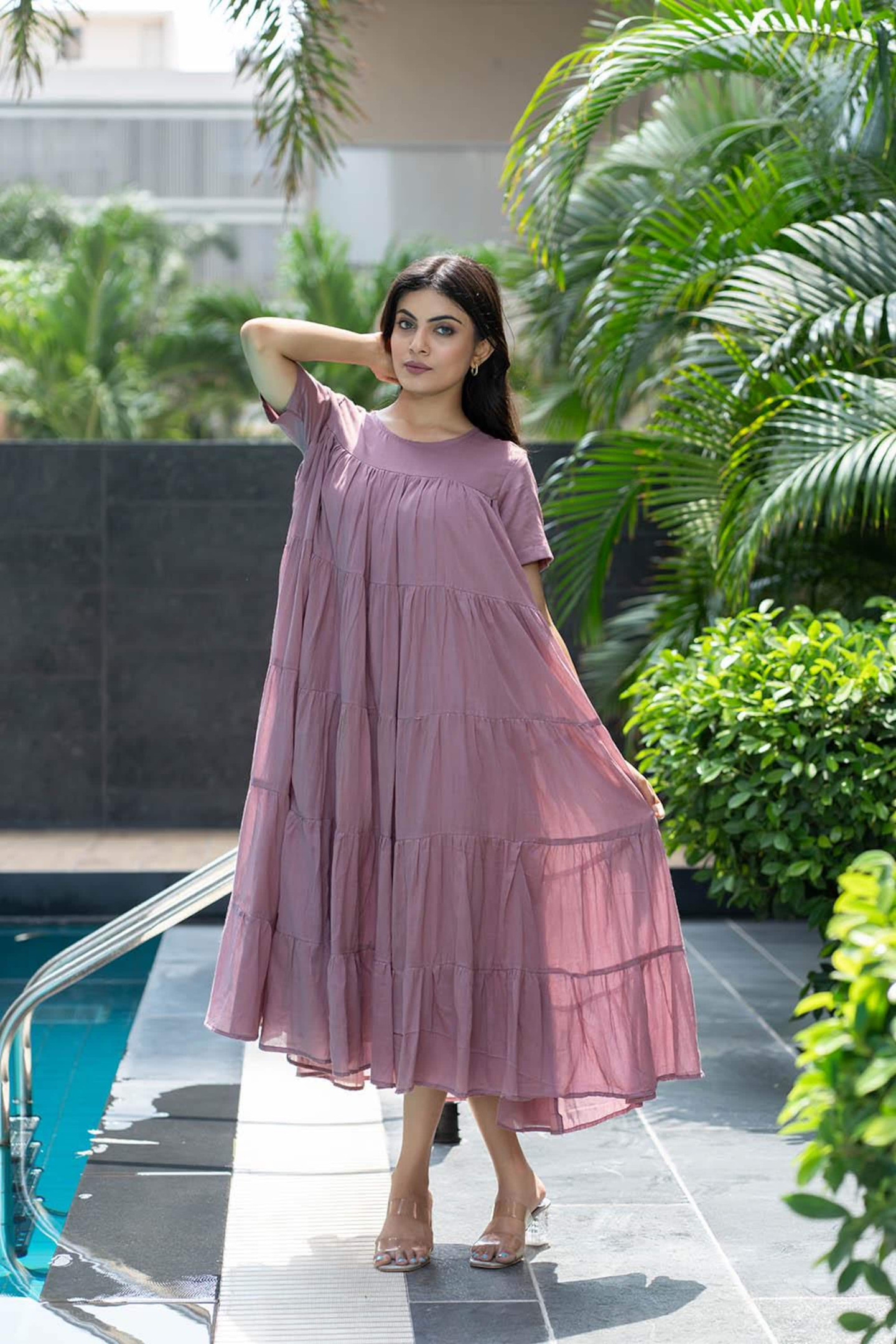 Boho Chic Organic Cotton Midi Dress – Custom Loose Fit Tunic for Women, Perfect Everyday Summer Outfit & Gift Idea